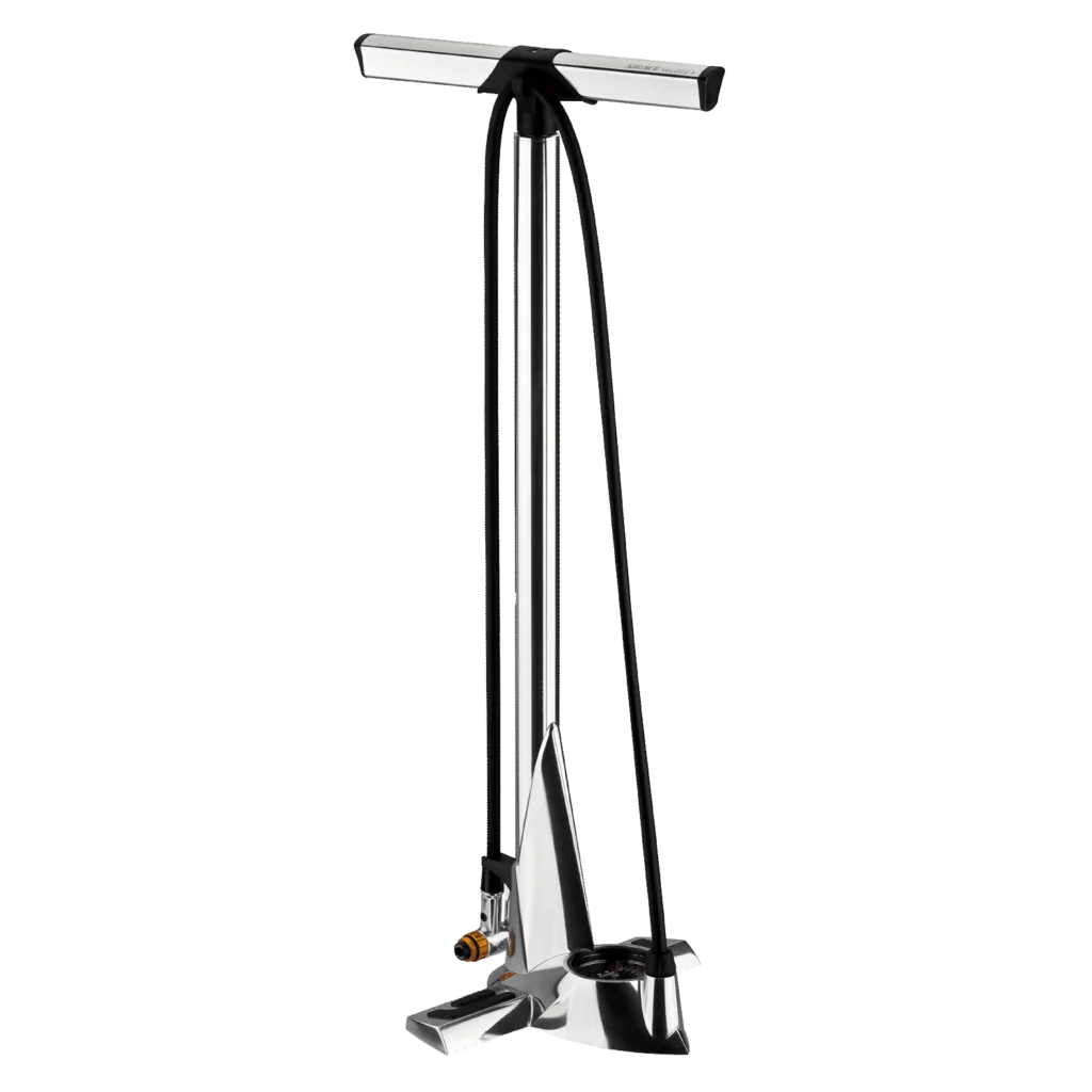 AF-14 WINDPRO A Aluminum Floor Pump w/ Thumb-Lock Clever Twin Valve and Air-Bleed Function
