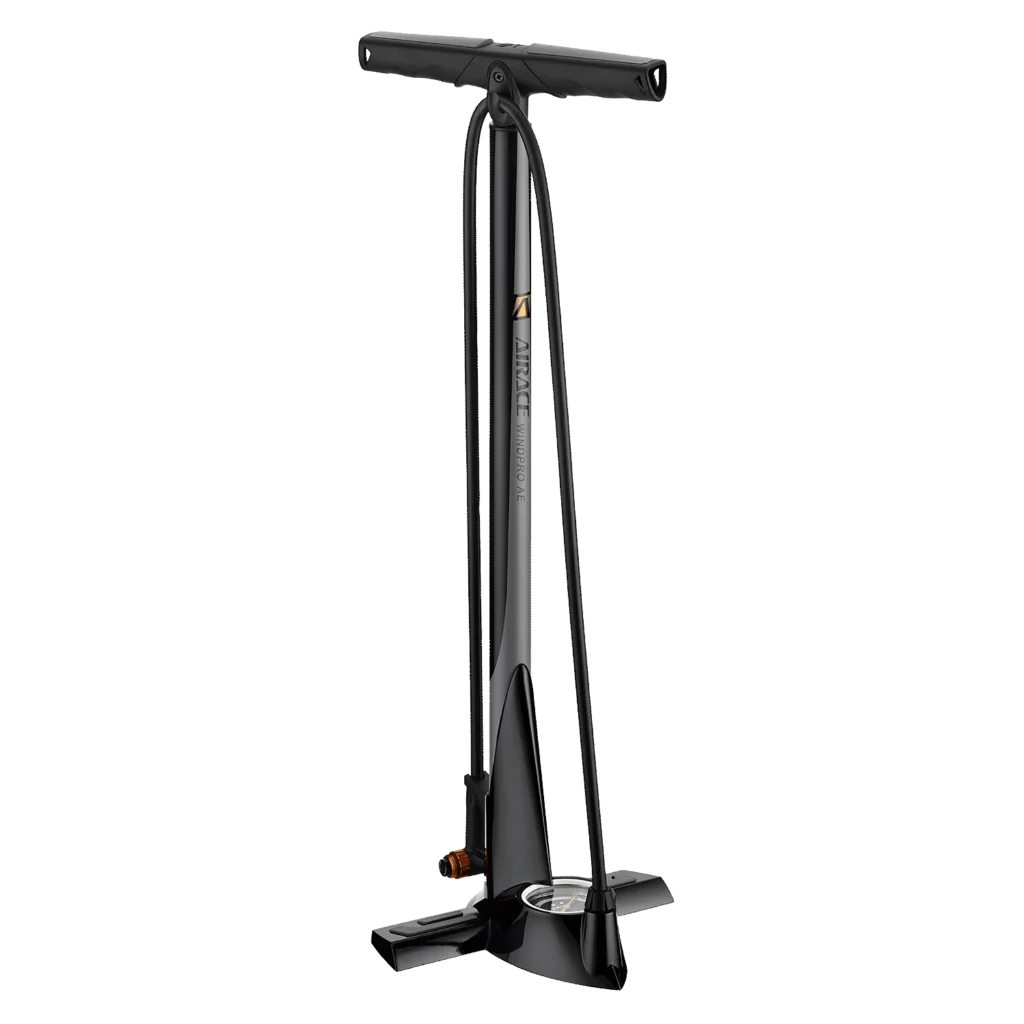 AF-14B WINDPRO AE Aluminum Floor Pump w/ Thumb-Lock Clever Twin Valve & Air-Bleed Function