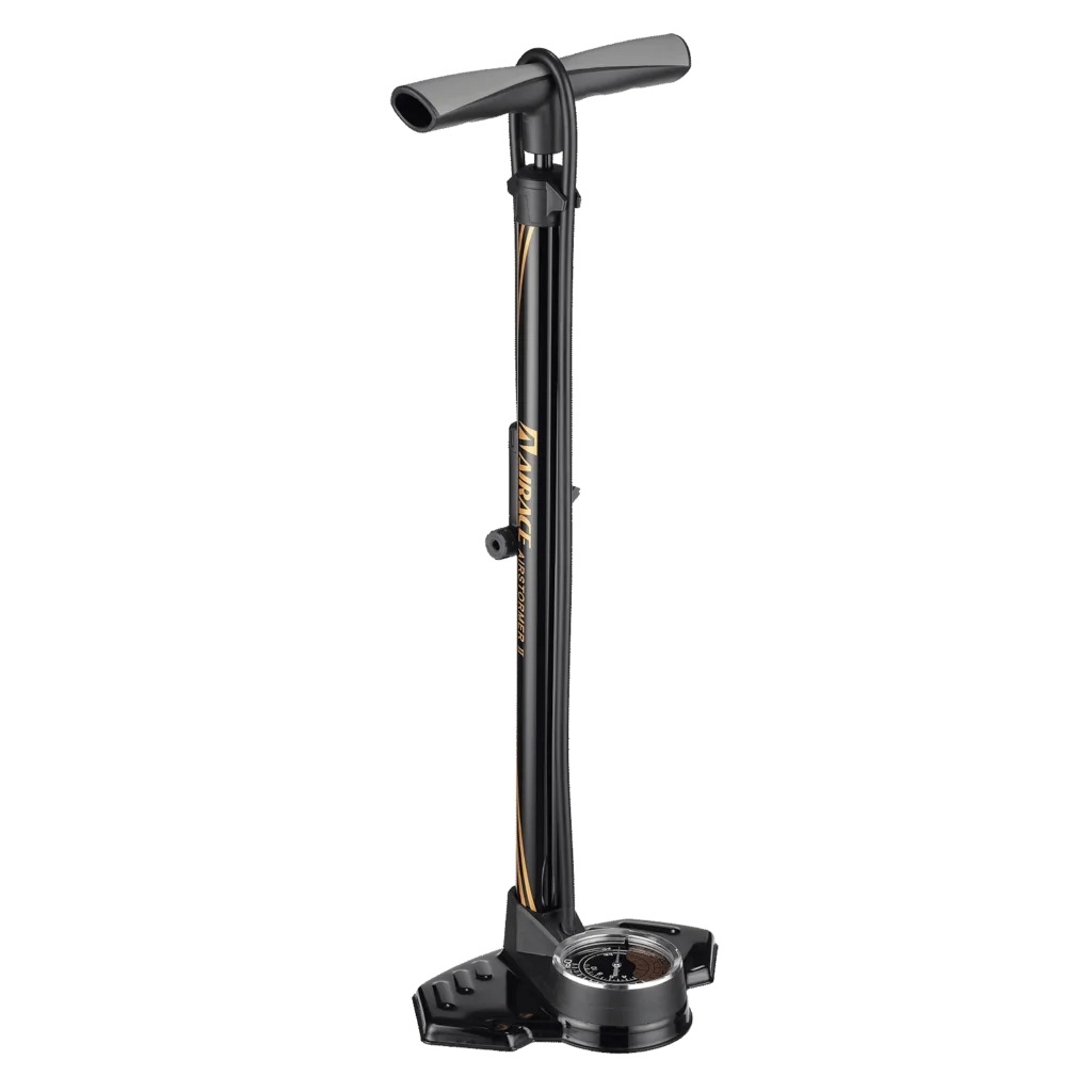 AF-22 AIRSTORMER II Steel Floor Pump w/ 3" Dual-Scale Gauge & Clever Valve