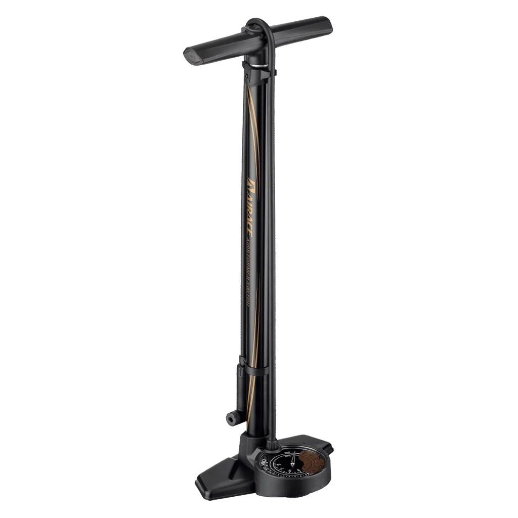 AF-25 AIRSTORMER SWITCH HP / HV Steel Floor Pump w/ 4" Dual-Scale Gauge & Clever Valve