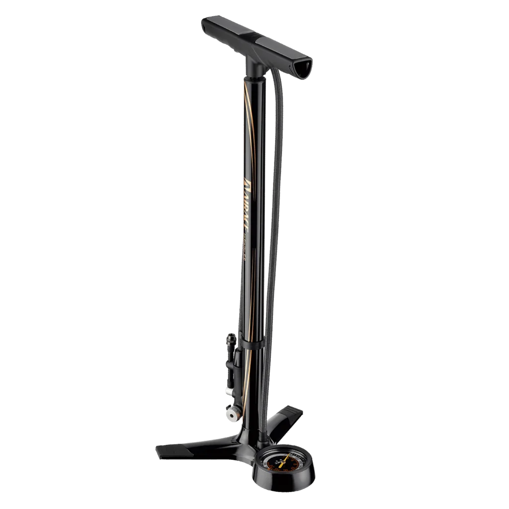 AF-26 INFINITY SS Shock & Tire Aluminum Floor Pump w/ Air-Bleeder & 2-Tone Handle