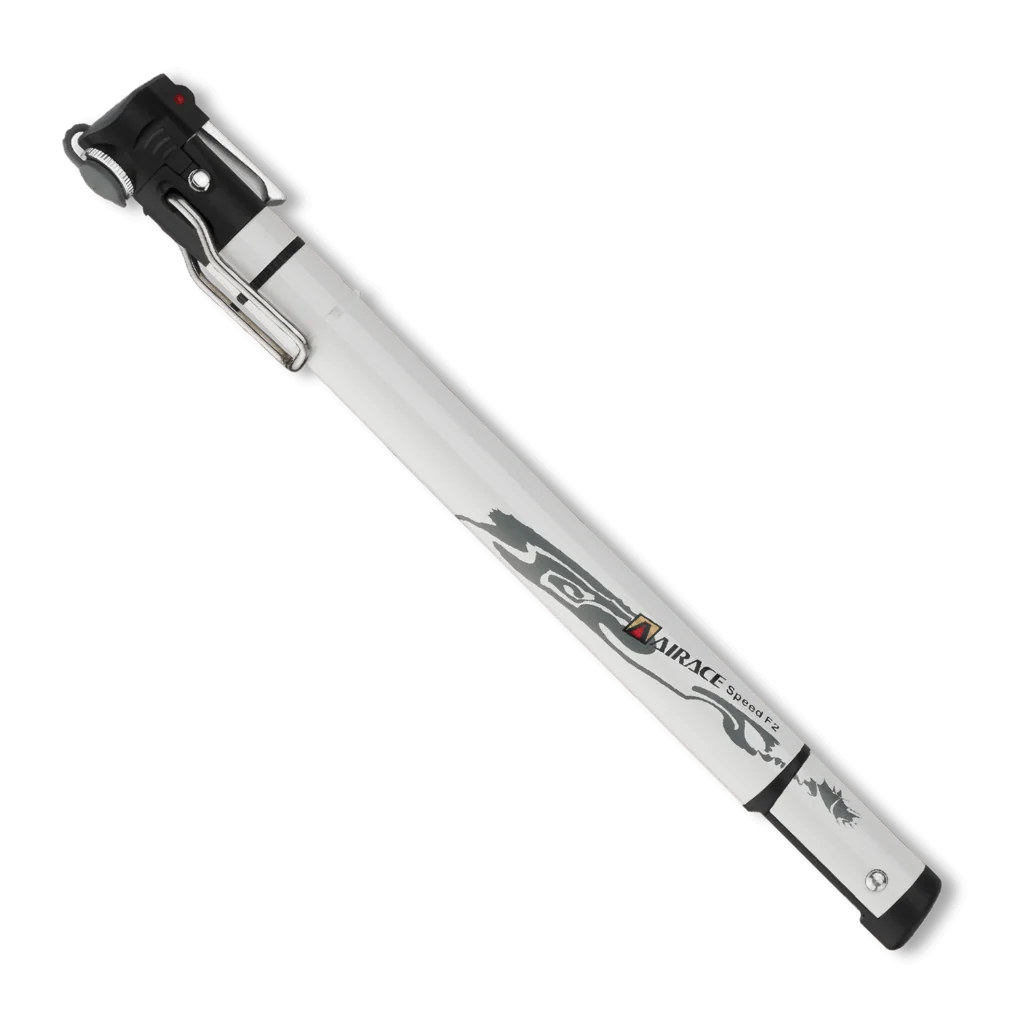 AM-09 SPEED F2 Aluminum Mini Floor Pump w/ T-handle & Extractable Hose