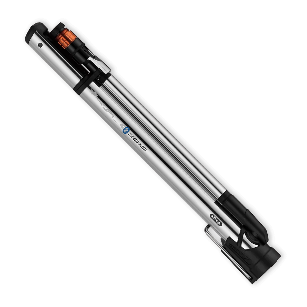 AM-93BT iSPEED F2 G CNC High-polish Aluminum Mini Floor Pump w/ Bluetooth