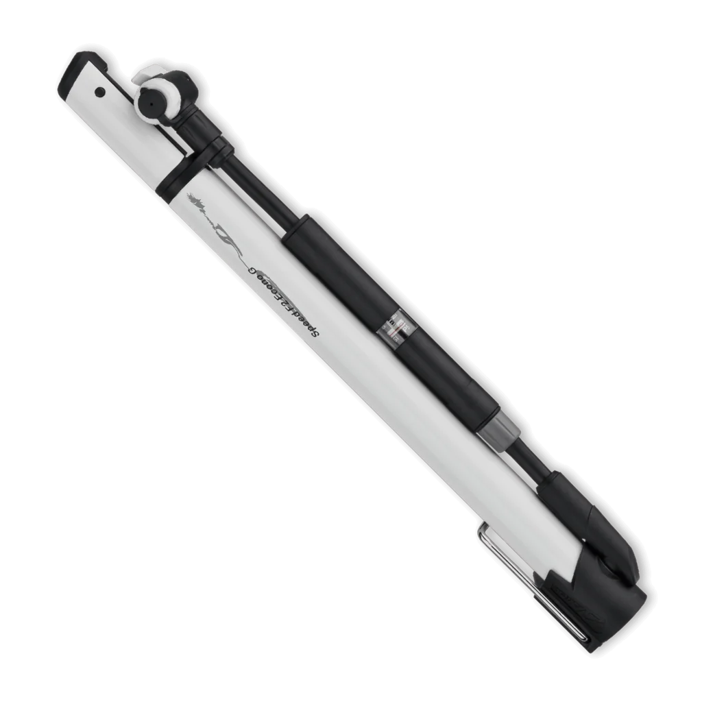 AM-94 F2 ECONO G Aluminum In-line Gauge Mini Floor Pump w/ T-Handle & Extractable Hose