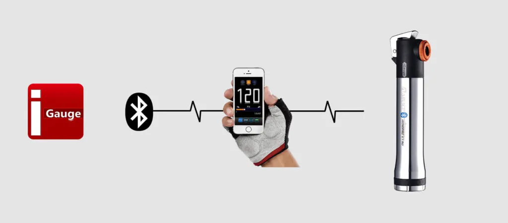 Airace Features Bluetooth Pressure Gauge Mini Pumps Detail